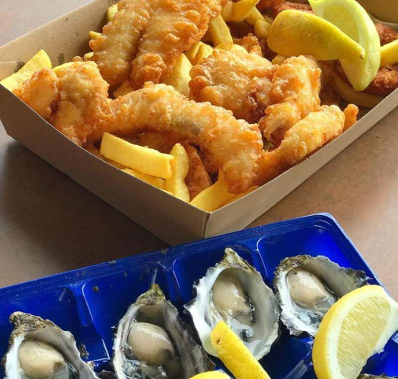 Philip Island Fish and Chips with Fresh Oysters | Discover the tastes of Philip Island and San Remo | San Remo Fisherman's Co-op Fish and Chips menu